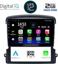 Digital IQ Car-Audiosystem für Kia Sorento 2006-2009 (Bluetooth/AUX/WiFi/GPS/Apple-Carplay) mit Touchscreen 9"