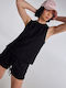 Women's Athletic Blouse Sleeveless Black