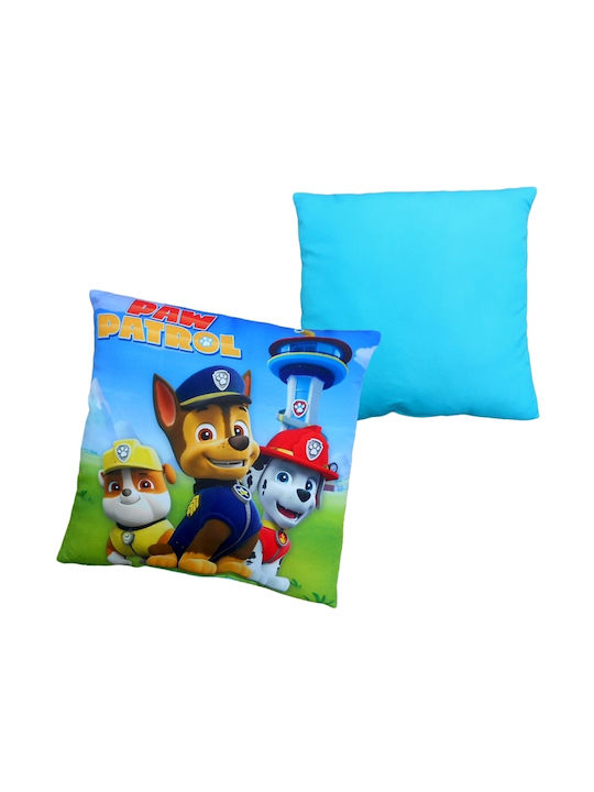 Kids Square Throw Pillow 30x30cm Blue