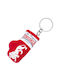 Lonsdale Keychain Mini Boxing Gloves Leather Red