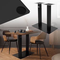 ML-Design Wooden Black Table Stand 70x72cm ML-Design Wooden Black Table Stand 70x72cm