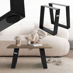 ML-Design Wooden Black Table Stand 40x43cm 2 Pieces ML-Design Wooden Black Table Stand 40x43cm 2 Pieces