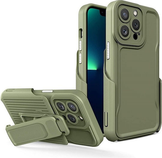 Shockproof Back Cover Silicone / Plastic Khaki (iPhone 11 Pro)