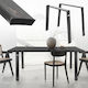 ML-Design Picior Metalic pentru Mobilă 2 Bucăți Potrivit pentru Masă / Măsuță 90x72cm Negru