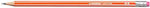 Stabilo Pencil with Eraser Orange