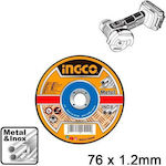Ingco MCD30176 Δίσκος Κοπής Μέταλλο 76mm