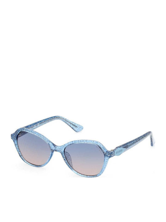 Guess Women's Sunglasses with Blue Plastic Frame and Blue Gradient Lens GU9239 92W