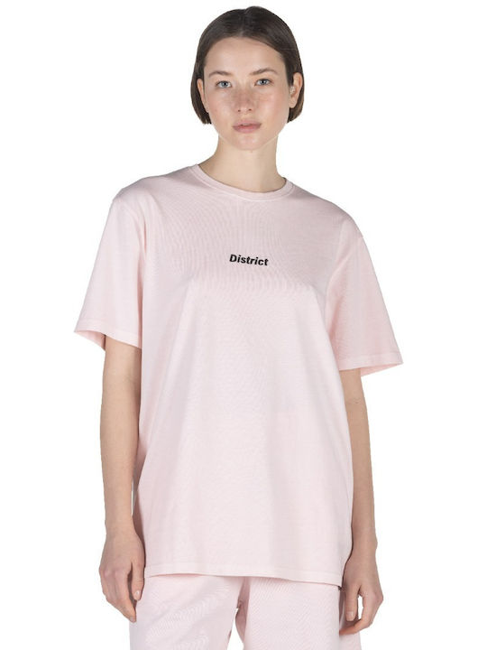 District75 Γυναικείο T-shirt Ροζ