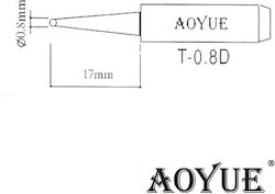 Aoyue Μύτη Κολλητηρίου T-0.8D