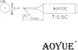 Aoyue Μύτη Κολλητηρίου T-0.5C