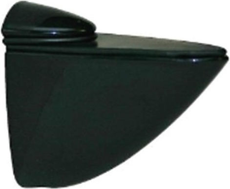 Finetto Suport Pentru Raft Din Lemn Culoare Neagră 100x70mm 243-5023#97BLA