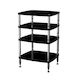 Solidsteel HF-4 Rack 4 Επιπέδων Μαύρο