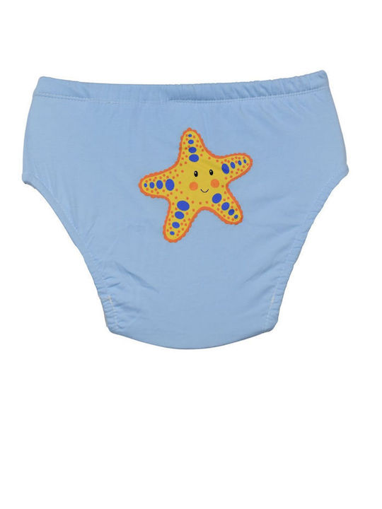 Poopes Kids' Brief Light Blue