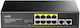 Cudy FS1010PG v1 Unmanaged L2 PoE+ Switch με 8 Θύρες Ethernet