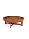 Bizzotto Effesto Round Rust Τζάκι Εξωτερικού Χώρου από Πηλό Καφέ 60x60x24cm