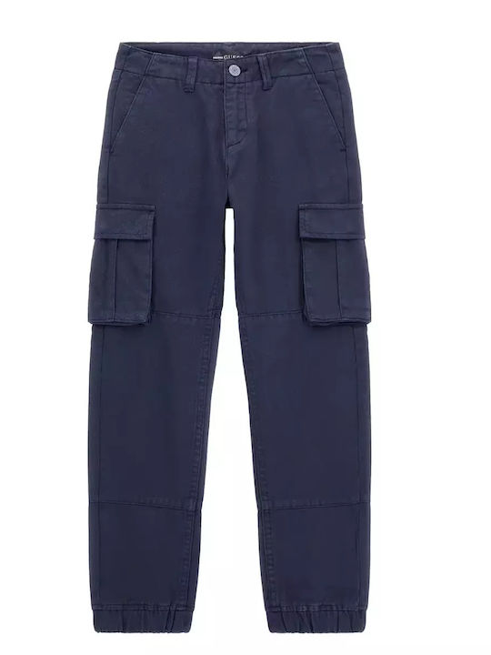 Guess Παιδικό Παντελόνι Cargo Μπλε