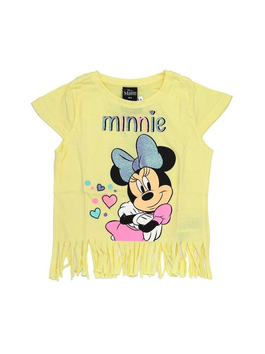 Disney Kids Blouse Short Sleeve Yellow