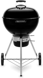 Weber Original Kettle E-5730 Stainless steel Round Charcoal Grill with Wheels 57cmcm