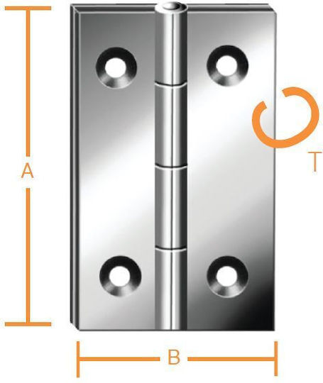 Vormann Scharnier Möbel Metallisch 4Stück 570201.0021