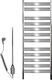 ECD Germany Tharr Electric Towel Rail 600W 95x50cm Silver