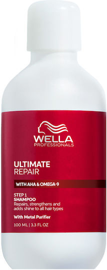 Wella Ultimate Repair Shampoos Reconstruction/Nourishment for Damaged Hair 100ml