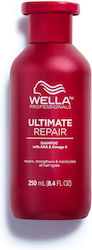 Wella Ultimate Repair Shampoos Repair/Nourishment for Ταλαιπωρημένα Hair 1x250ml