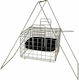 Small Metal Camping Cookwear Grill 33x25x35cm