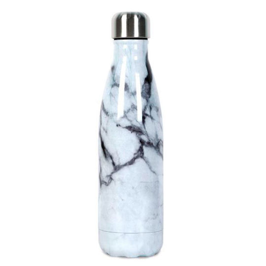 Sugar Love Μπουκάλι Θερμός Ανοξείδωτο 500ml Λευκό