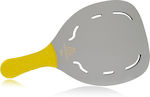 My Morseto Beach Racket Gray with Straight Handle Yellow