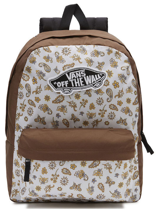 Vans WM Realm Schulranzen Rucksack Junior High-High School in Braun Farbe