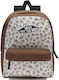 Vans WM Realm Schulranzen Rucksack Junior High-High School in Braun Farbe