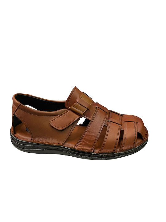 Il Mondo Comfort Leder Herrensandalen in Tabac ...