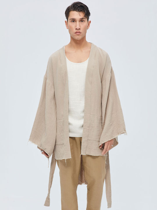 Men's Cardigan Beige