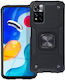 Nitro Back Cover Σιλικόνης / Πλαστικό Μαγνητικό Μαύρο (Redmi 12C)