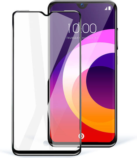 Glass 5D Керамичен Пълно лепило Закалено стъкло за цялото лице Черен (Galaxy A54)