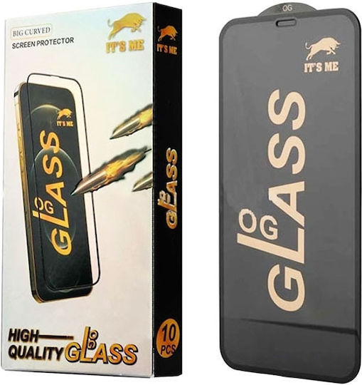 OG Vollkleber Vollflächig gehärtetes Glas Schwarz (Poco X4 Pro)