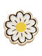 Crocs Jibbitz Charm Elevated Daisy Flower White
