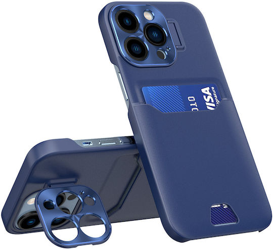 Leather Back Cover Plastic / Synthetic Leather / Leather Blue (Galaxy S23 Ultra)