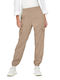 Only Women's Fabric Cargo Trousers Humus