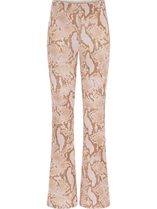 Guess Women's Fabric Trousers Bell Beige