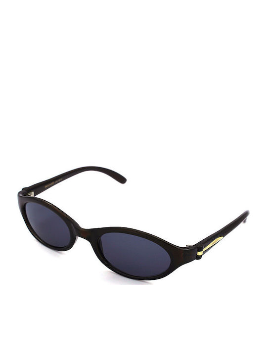 Rochas Sunglasses Brown with Acetate Frame & Black Lens