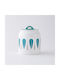 Melina's Collection Vaza Uz General cu capac ermetic Ceramică Alb 1500ml