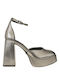 Tamaris Silver High Heels with Strap