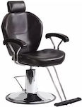 Barber Chair with Adjustable Height Black