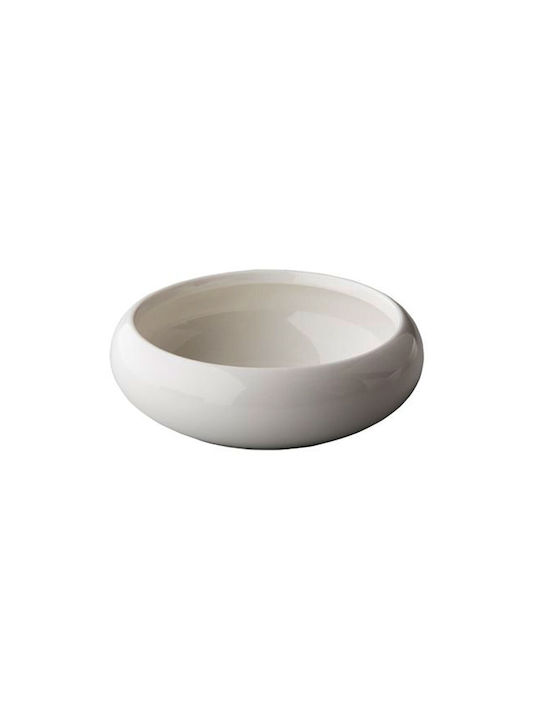 Serving Bowl Round Made of Porcelain 1pcs