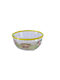 Kostis Serving Bowl Round Plastic Yellow