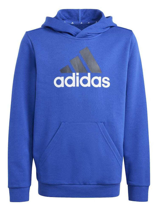 adidas Παιδικό Φούτερ με Κουκούλα και Τσέπες Μπλε Essentials