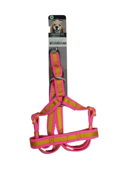 Petler Σαμαράκι Σκύλου Reflective Ροζ Medium 20mm x 43-73cm 61905