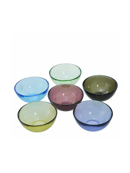 Servierschüssel Rund Glas mit Durchmesser 13cm 6Stück