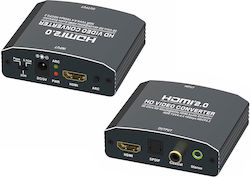 Powertech DC / HDMI weiblich zu 3.5mm / Koaxial / HDMI / Toslink weiblich 1Stück (CAB-H153)